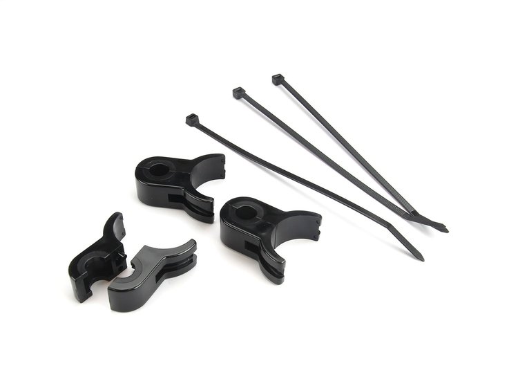41-50051 Chazis Clamp, Screwless, 1 5/8 in. Chassis Tube to 1/2 in. Hose, 3 Pieces, Black