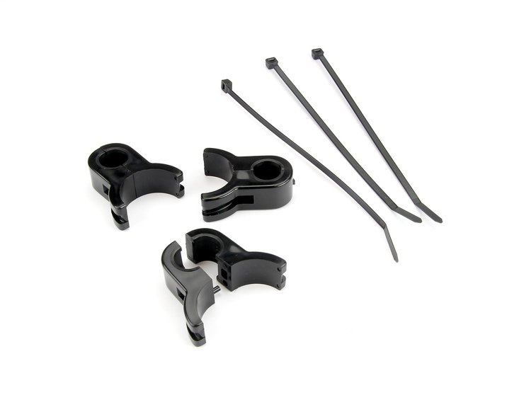 41-62551 Chazis Clamp, Screwless, 1 5/8 in. Chassis Tube to 5/8 in. Hose, 3 Pieces, Black