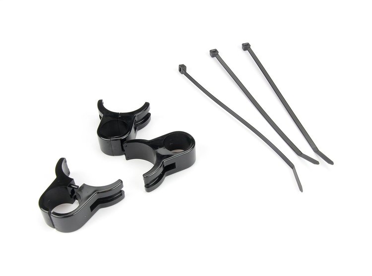 41-83551 Chazis Clamp, Screwless, 1 5/8 in. Chassis Tube to 15/16 in. Hose, 3 Pieces, Black
