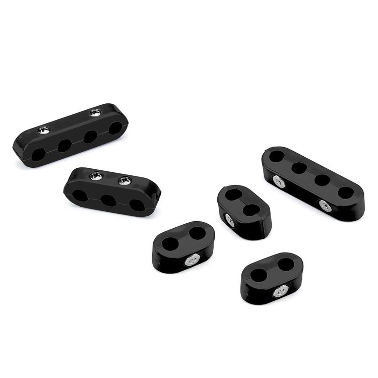 50-256-11 Smoothie 4/6 Cylinder Sport Compact Wire Separator Kit, 7-8mm, Incl. 3-2 Place/1-3 Place/2-4 Place Separators, Black