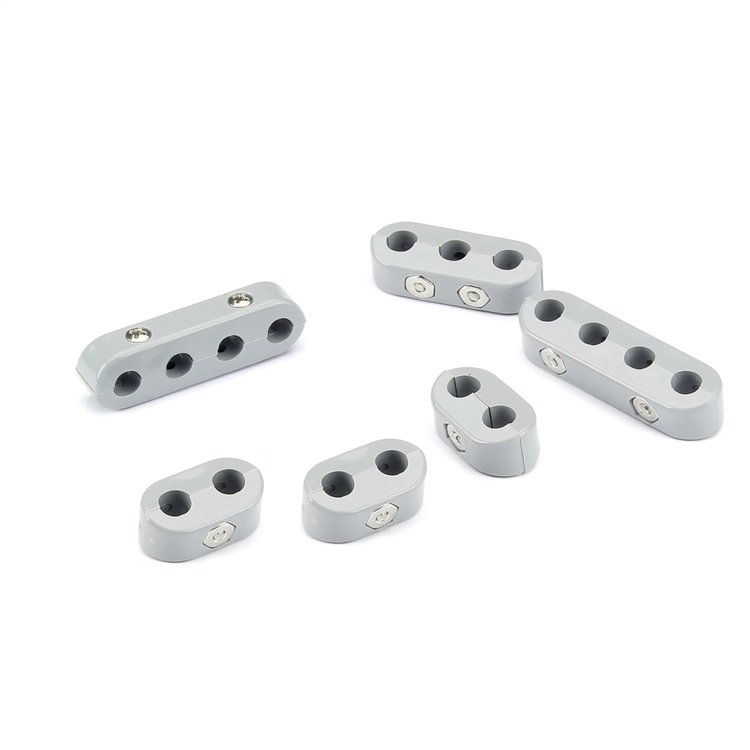 50-256-19 Smoothie 4/6 Cylinder Sport Compact Wire Separator Kit, 7-8mm, Incl. 3-2 Place/1-3 Place/2-4 Place Separators, Gray