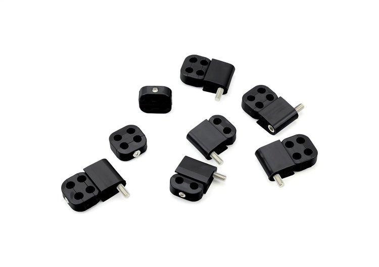 50-556-11 Smoothie Stac-Pak Wire Separator Kit, 7-8mm, Incl. 2-2 Place/6-4 Place, Black