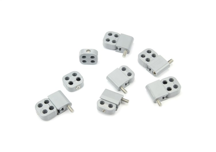 50-556-19 Smoothie Stac-Pak Wire Separator Kit, 7-8mm, Incl. 2-2 Place/6-4 Place, Gray