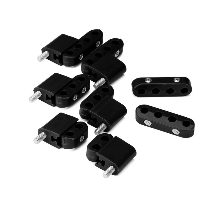 50-756-11 Smoothie Vertical Wire Separator Kit, 7-8mm, Incl. 2-2 Place/2-3 Place/4-4 Place, Black
