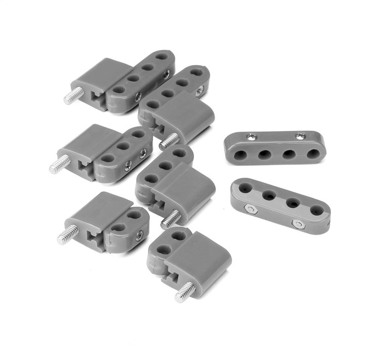 50-756-19 Smoothie Vertical Wire Separator Kit, 7-8mm, Incl. 2-2 Place/2-3 Place/4-4 Place, Gray