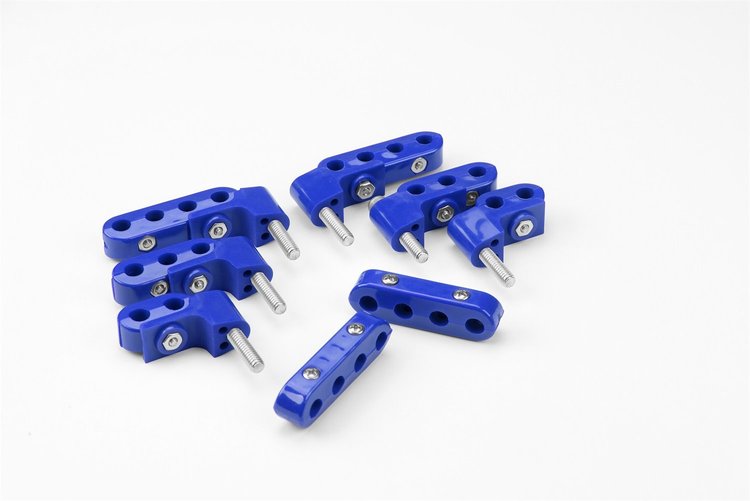 50-956-12 Smoothie Horizontal Wire Separator Kit, 7-8mm, Incl. 2-2 Place/2-3 Place/4-4 Place, Blue