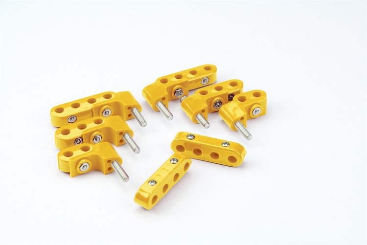 50-956-15 Smoothie Horizontal Wire Separator Kit, 7-8mm, Incl. 2-2 Place/2-3 Place/4-4 Place, Yellow