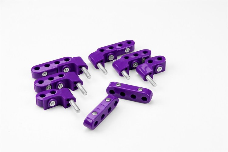 50-956-20 Smoothie Horizontal Wire Separator Kit, 7-8mm, Incl. 2-2 Place/2-3 Place/4-4 Place, Purple