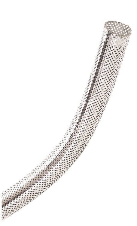 70-980-28 Hotrod Trick Kit Braided Cover, 1/8 in. to 1 1/4 in. Diameter, Chrome