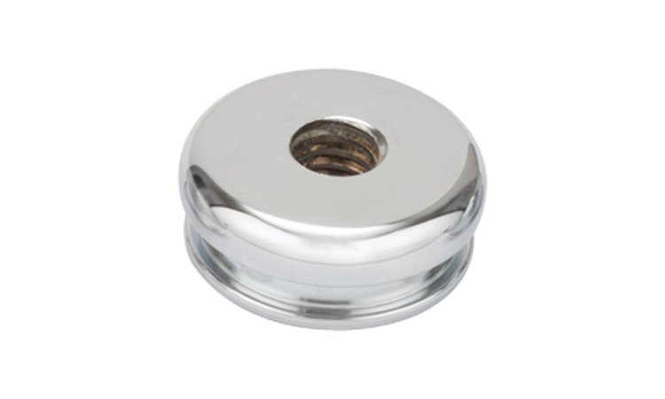70-CBB2 Shift Boot Bezel, 3/8 in., 16 Thread, Billet Aluminum, Chrome Finish