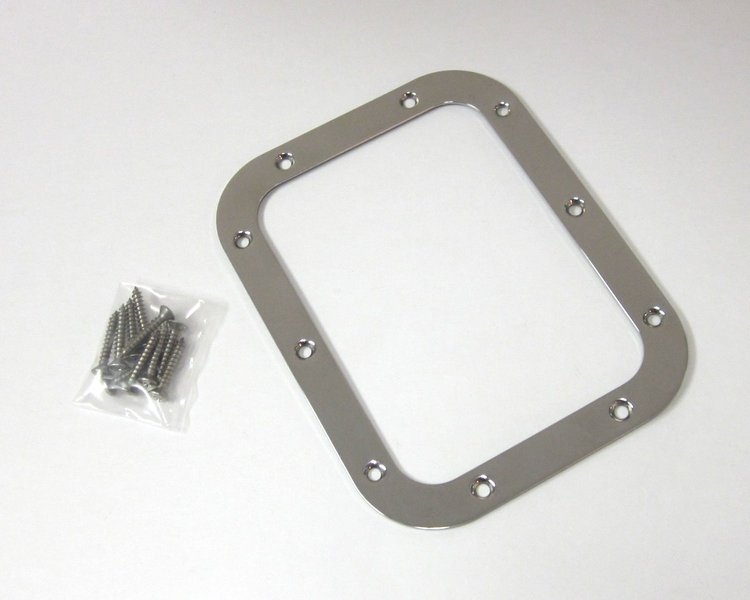 70-SFR Rectangular Boot Ring Only Stainless Steel Ring