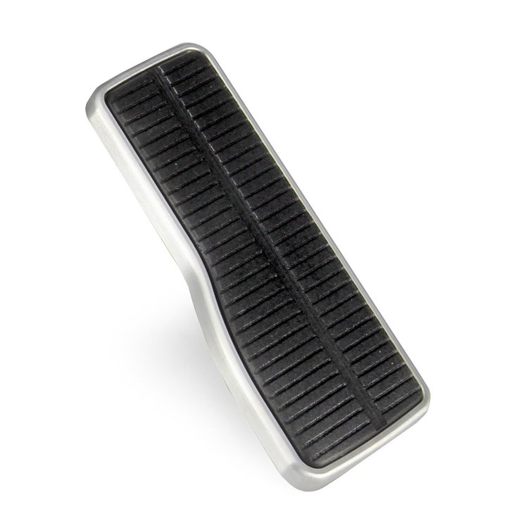 BAG-012RM Throttle Pedal Pad, Clear, Billet Aluminum