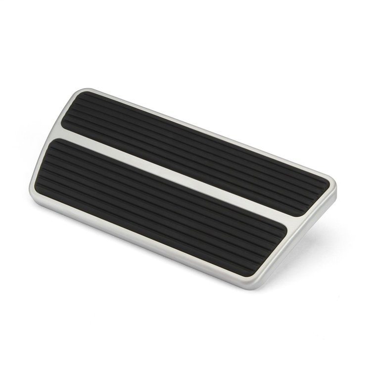 BAG-019RM Brake Pedal Pad, Clear, Auto Brake Pedal, Billet Aluminum