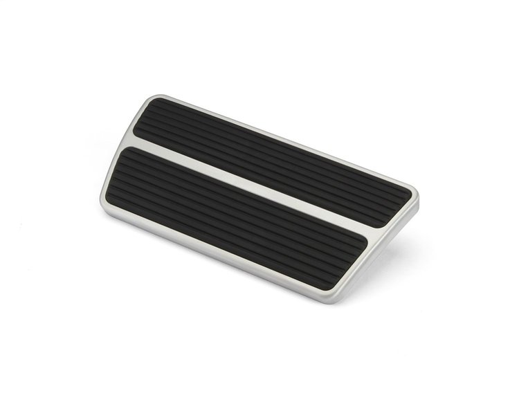 BAG-021RM Brake Pedal Pad, Clear, Wide Auto Brake Pedal, Billet Aluminum