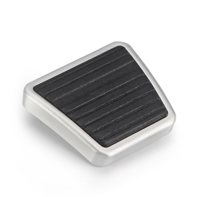 BAG-025RM Emergency Brake Pedal Pad, Clear, E-Brake Pedal, Billet Aluminum