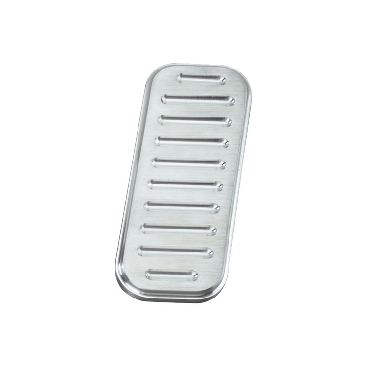 BAG-6081 1973-99 Chevy Truck Billet Throttle Pad Ball-Milled Design Pad