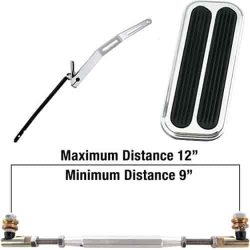 BAG-6092K Throttle Pedal Kit 1967-69 Camaro Includes: