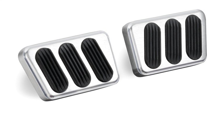 BAG-6121 Billet Aluminum Throttle Pedal Pads 1964-70 Mustang