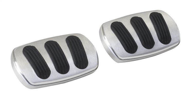 BAG-6139 Billet Aluminum Curved Brake/Clutch Pad Brushed Aluminum