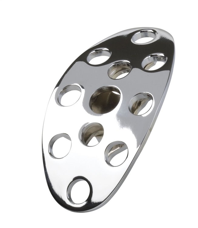 BAG-6152 Lakester Steel Brake/Clutch Pedal Pad Chrome Finish
