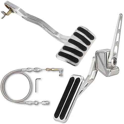 BAG-6164K Billet Aluminum Throttle & Brake Pedal Kit