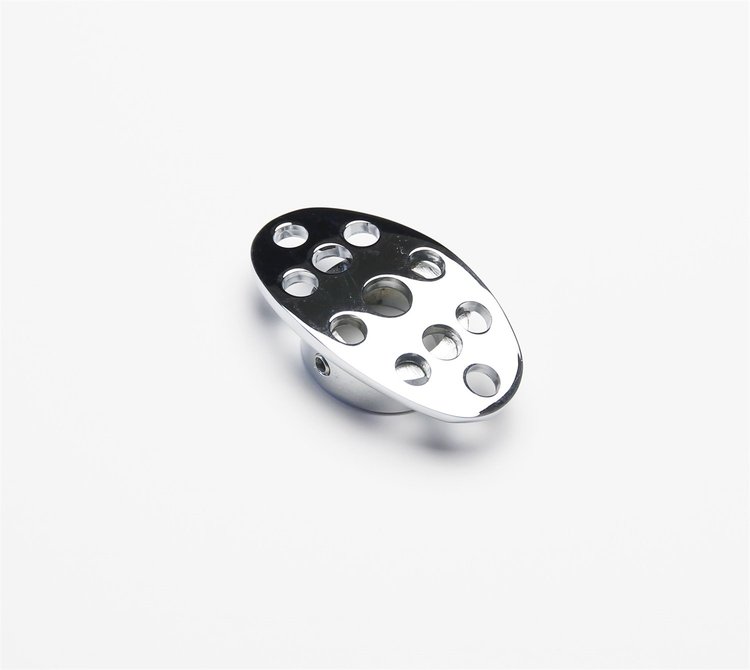 Lakester Steel Dimmer Switch Cover Chrome Finish