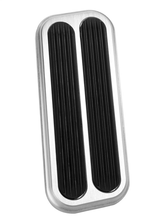Billet Aluminum Throttle Pad w/Rubber Insert