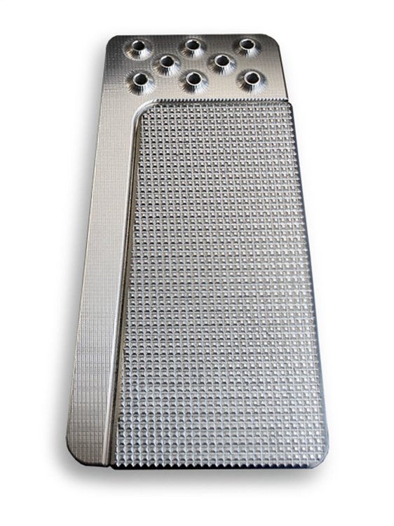 Goolsby Edge Throttle Pedal Pad Aluminum Finish