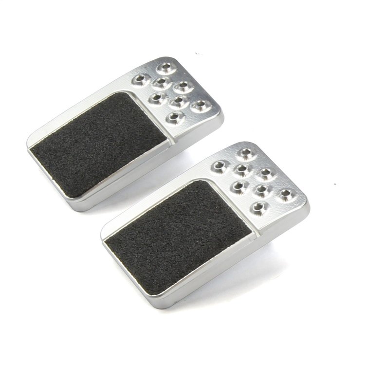 BAG-6201 Brake And Clutch Pedal Pad Set, Goolsby Edge Edition, w/Grip Tape, Billet Aluminum, Pair