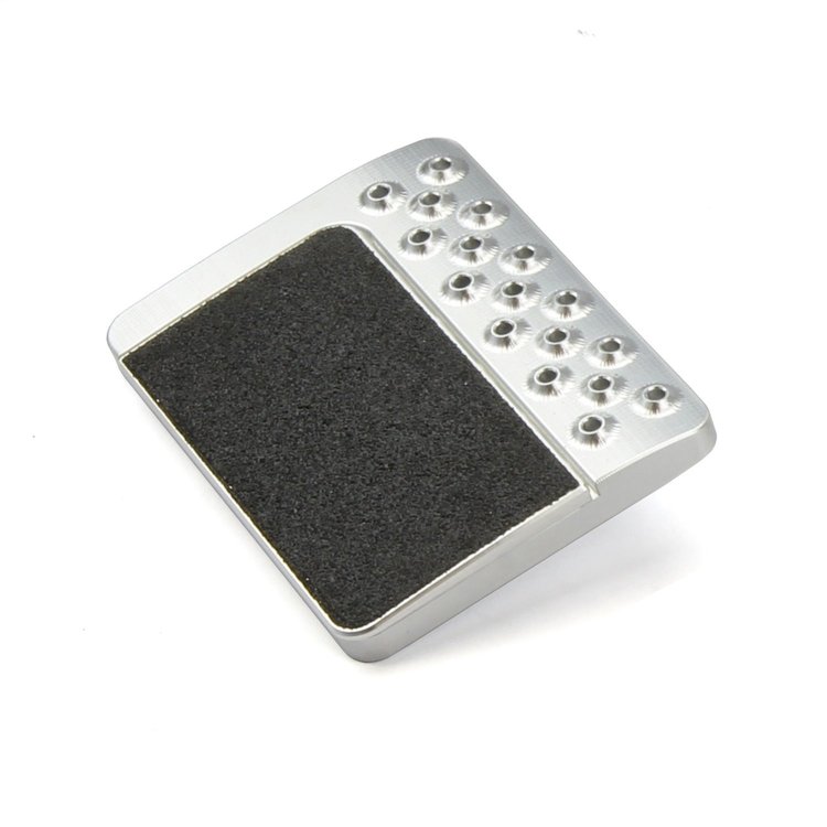 BAG-6204 Brake Pedal Pad, Goolsby Edge Edition, w/Grip Tape, Billet Aluminum