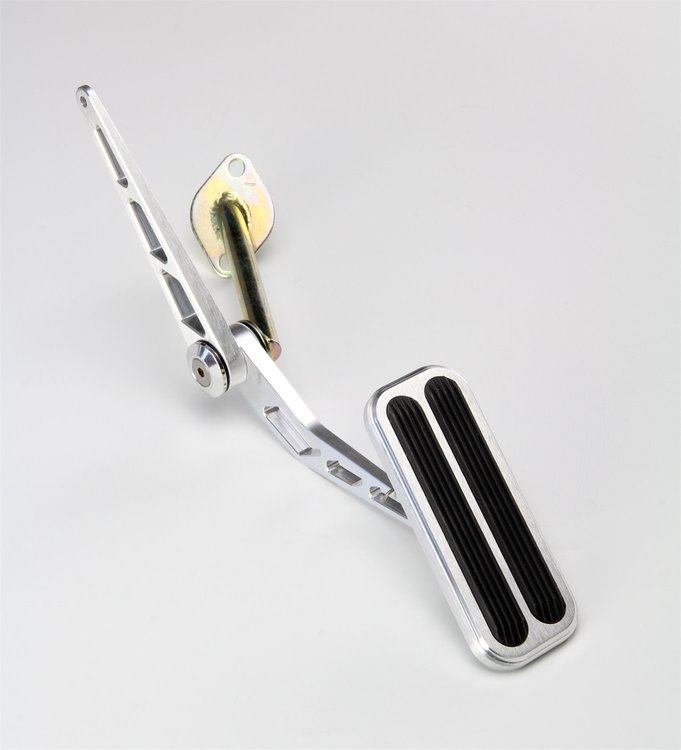 BAG-6211 Throttle Pedal Assembly, w/Rubber Insert, Billet Aluminum