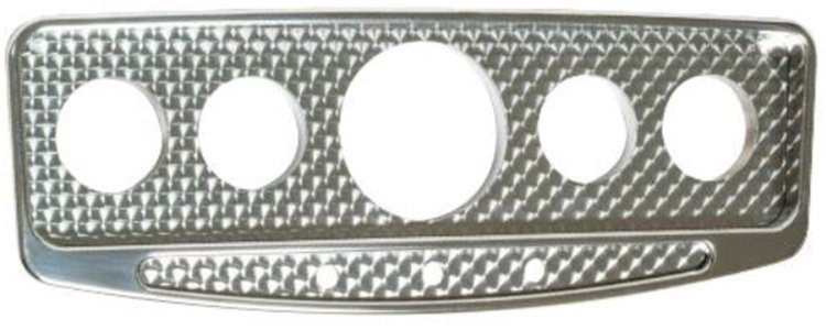 BDI-9138 Goolsby Edition Billet Aluminum Dash Insert 5-Gauge Design
