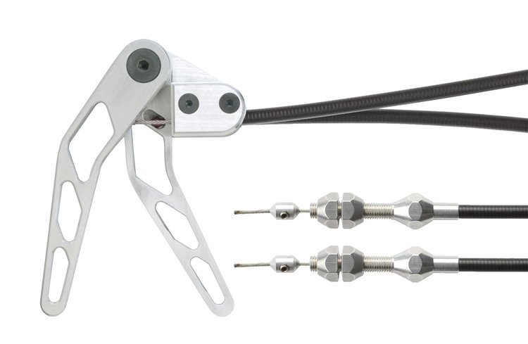 CHT-1300U Combination Hood & Trunk Cable Kit Brushed Aluminum Handle Assembly