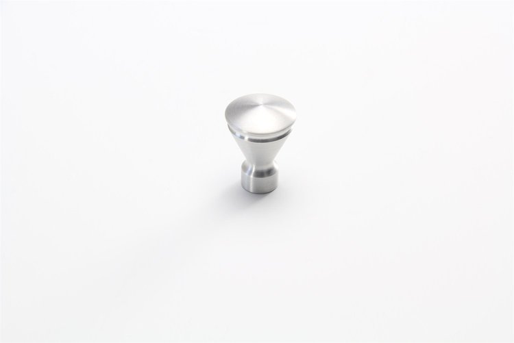 DK-006 Dash Knob, 3/16 in. Size, Hi-Tech Style, Brushed