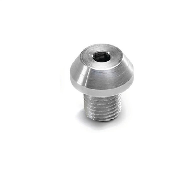 DK-009 Dash Knob Bezel, 7/16 in.-28 Size, Male, Hi-Tech Style, Brushed