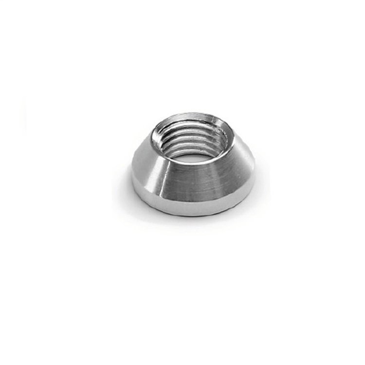 DK-010 Dash Knob Bezel, 7/16 in.-28 Size, Female, Hi-Tech Style, Brushed
