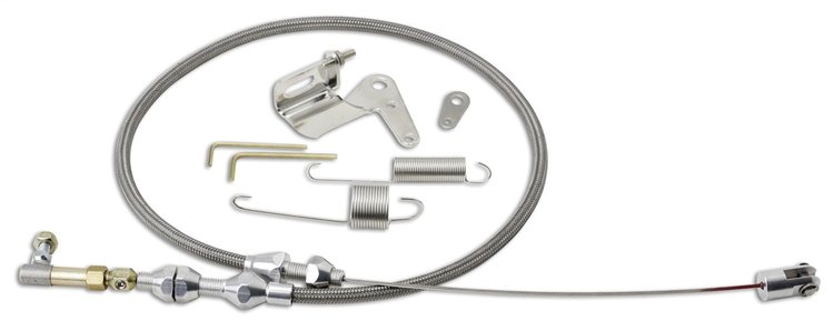 DP-1000HT36 Duo-Pak Hi-Tech Throttle Cable, Bracket & Spring Kit Universal