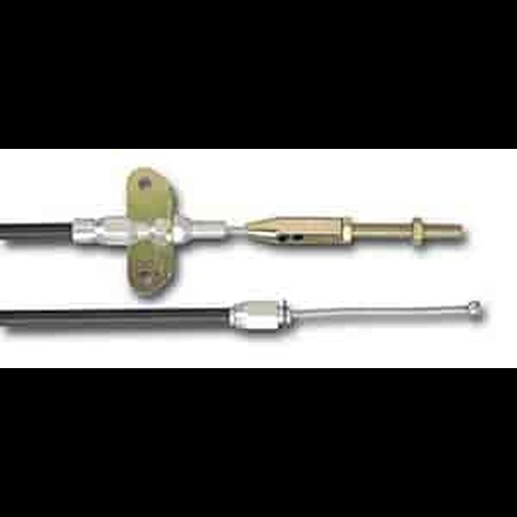 Emergency Brake Cable Kit 144 in. Emergency Brake Connector Cable Lokar Foot Operated Brake Black Housing