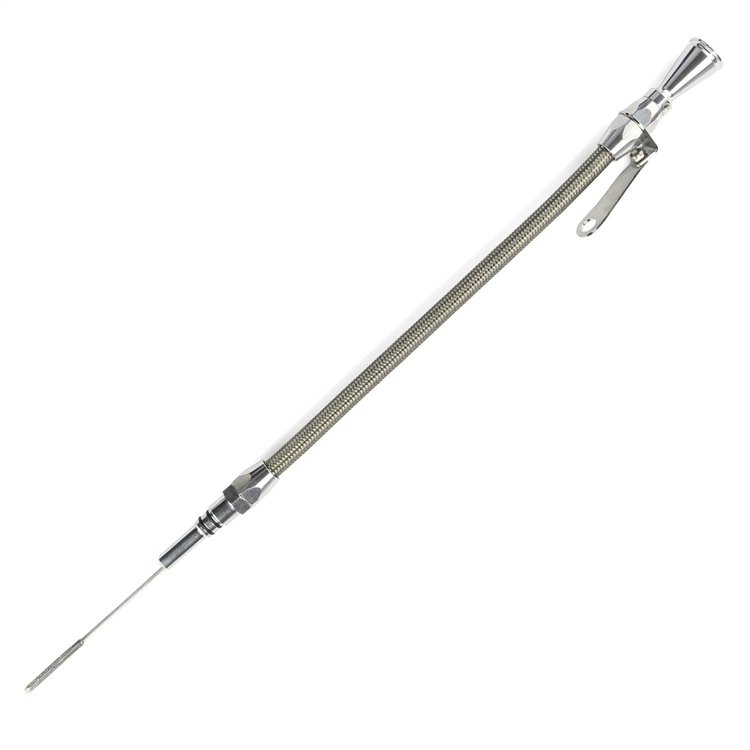 ED-5003 Flexible Engine Dipstick Big Block Chevy, Push-In Pan Mount