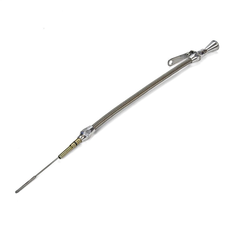 ED-5039 Flexible Engine Dipstick, High Tech, Engine Oil, Stainless Steel Outer Housing, GM GEN 4 LS, Passenger Side