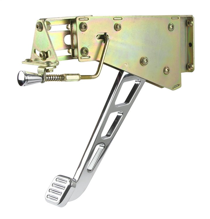 Under-the-Dash Foot Operated Emergency Brake Windowed Arm