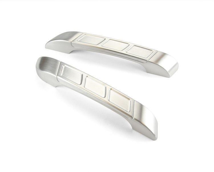 GSE-2154 Interior Door Pull, Goolsby Edition, Edge Insert, XL Size, Billet Aluminum, Pair, Brushed