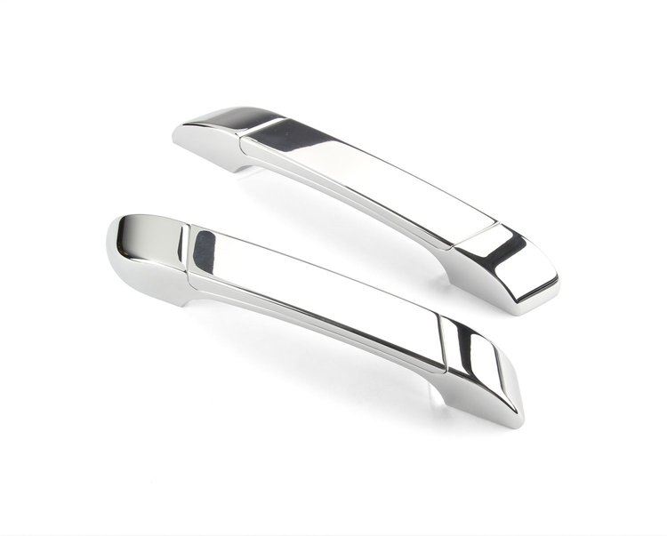 GSE-2159 Interior Door Pull, Goolsby Edition, Smooth Insert, XL Size, Billet Aluminum, Pair, Polished