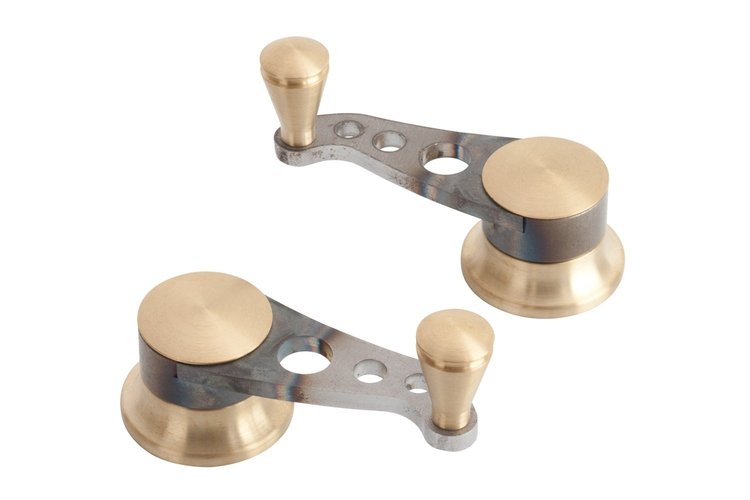 IDH-2040 Raw Steel Vent Window Cranks GM & Ford 1949-up