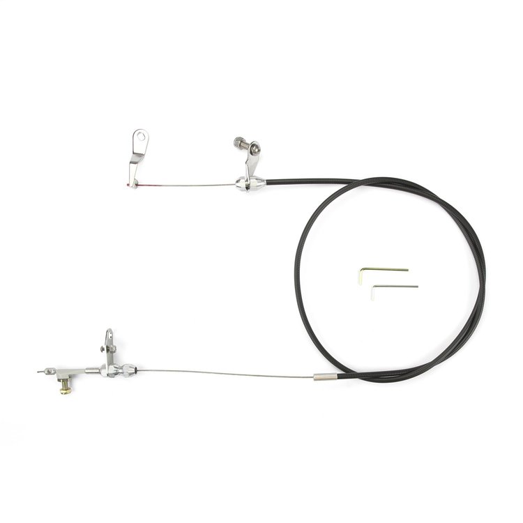KD-20C6U Ford Hi-Tech C6 Kickdown Kit Black Stainless Steel with Black Fitting