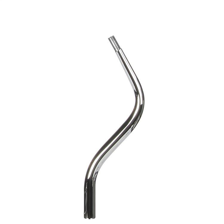 RLK-69018 Lever Conversion Kit, 12 in. Bench Bend Lever, No Bottom Threads, Chrome Finish