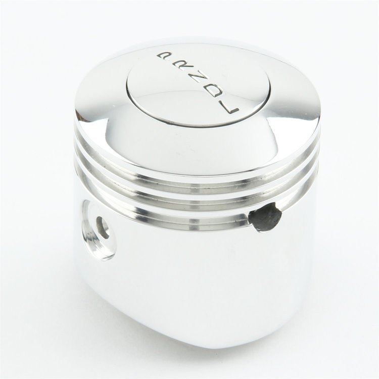SK-6858 Auto Transmission Shifter Knob, For Lokar Shifters Only, GM Powerglide, Billet Aluminum, Piston, Polished