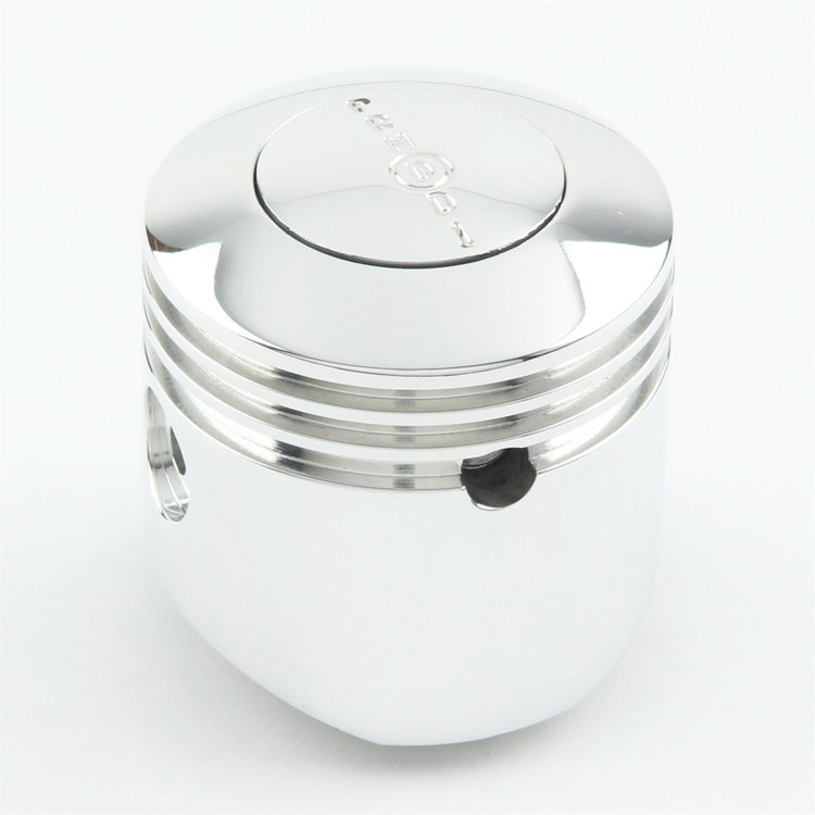 AOD POLISHED BUTTON W/PISTON KNOB