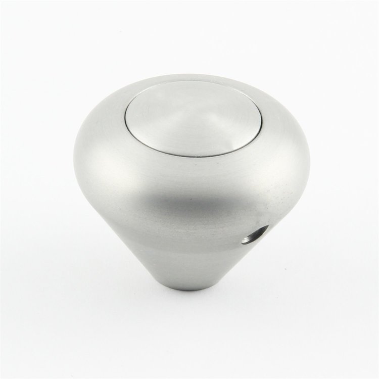 PLAIN CLEAR BUTTON W/ MUSH KNOB