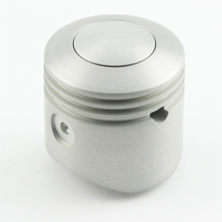PLAIN CLEAR BUTTON W/PISTON KNOB